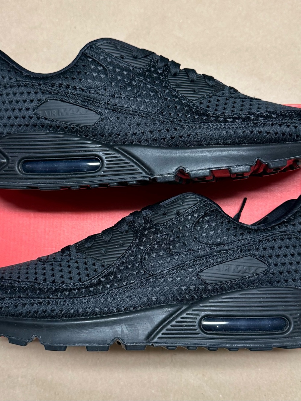 Nike Air Max 90 Valentines Day Black 2026 Mens sz 14 Running Shoes NEW!